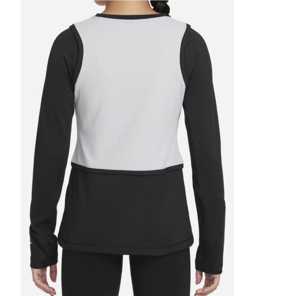 Nike Pro Dri-FIT Big Kids' (Girls) Long-Sleeve Training Top - Picture 6 of 14